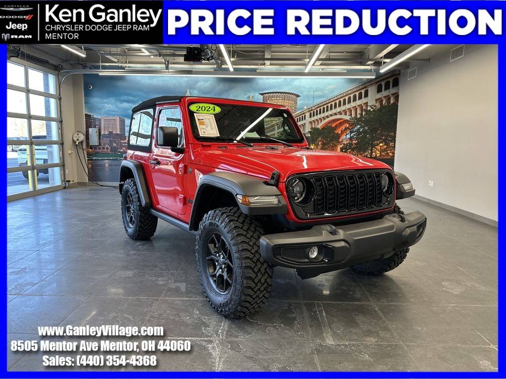 2024 Jeep Wrangler Willys — SUV — 2,139 mi — Mentor, OH