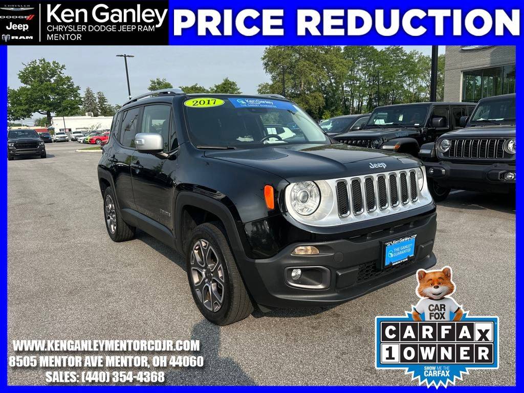 2017 Jeep Renegade Limited — SUV — 71,720 mi — Mentor, OH