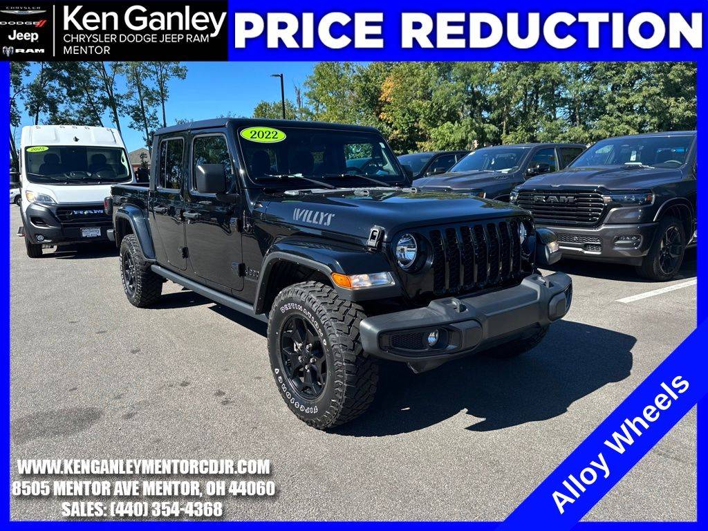 2022 Jeep Gladiator Willys — Pickup Truck — 35,616 mi — Mentor, OH