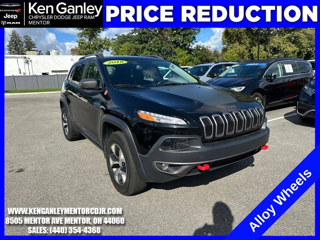 2018 Jeep Cherokee Trailhawk — SUV — 100,572 mi — Mentor, OH