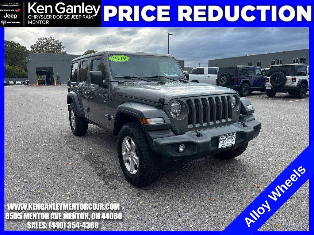 2019 Jeep Wrangler Sport S — SUV — 97,586 mi — Mentor, OH