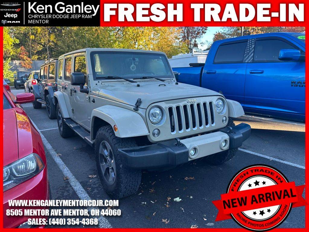 2017 Jeep Wrangler Sahara — SUV — 134,475 mi — Mentor, OH