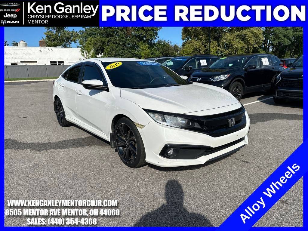 2019 Honda Civic Sport — Sedan — 64,068 mi — Mentor, OH
