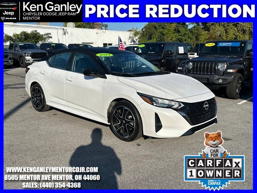 2024 Nissan Sentra SR — Sedan — 8,539 mi — Mentor, OH