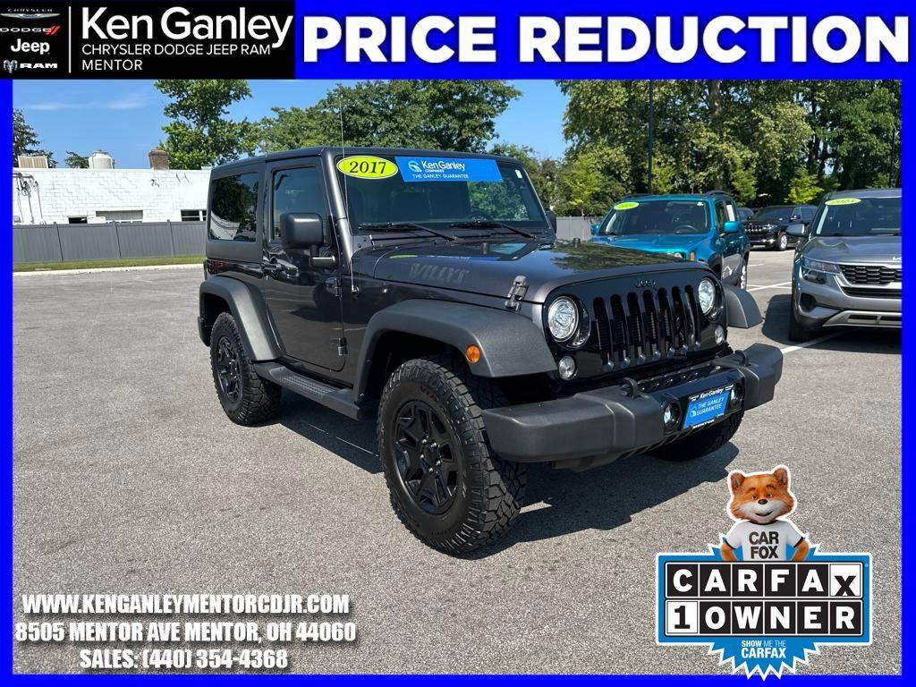 2017 Jeep Wrangler Willys Wheeler — SUV — 65,731 mi — Mentor, OH