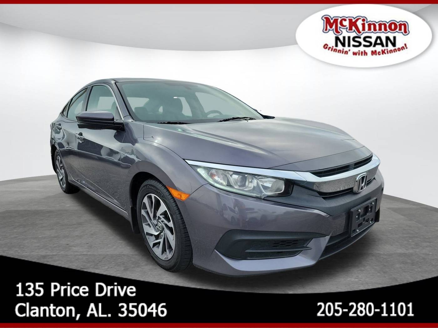 2018 Honda Civic EX — Sedan — 86,902 mi — Clanton, AL