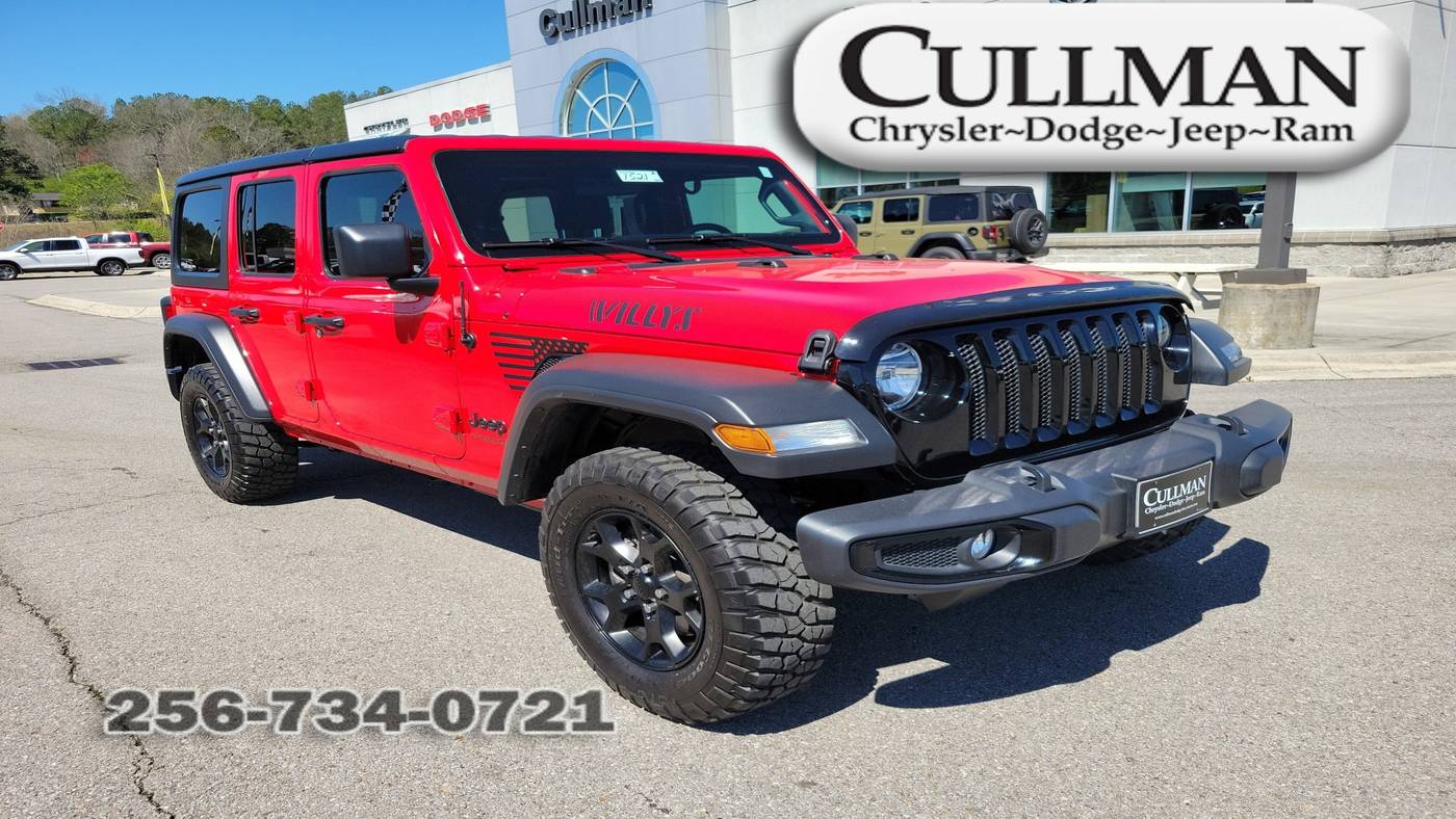 2022 Jeep Wrangler Willys Sport — SUV — 34,886 mi — Cullman, AL