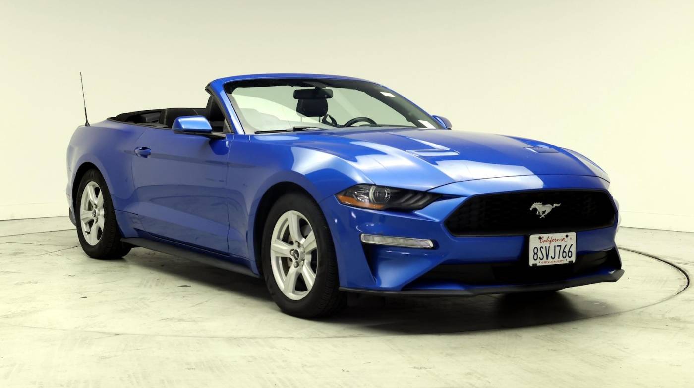 2019 Ford Mustang EcoBoost — Convertible — 43,724 mi — Palm Desert, CA