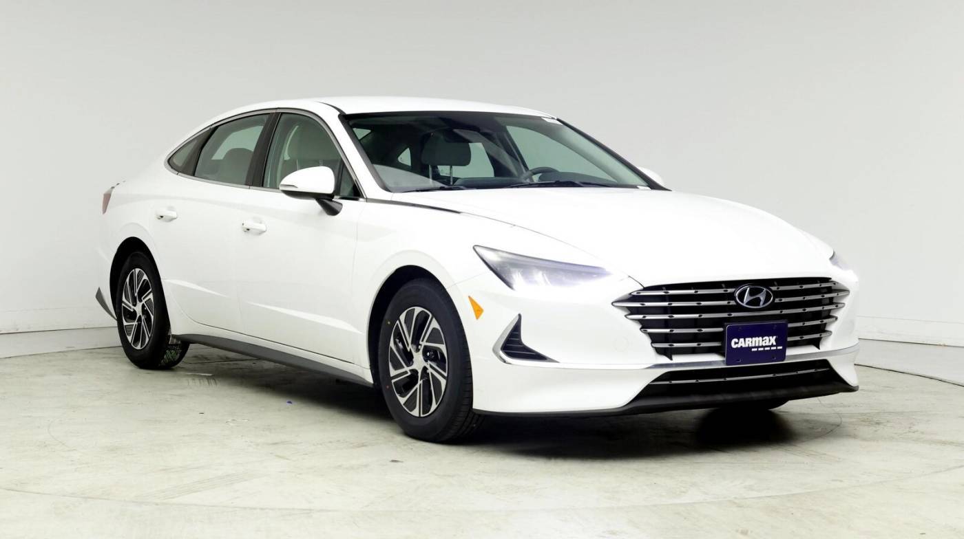2021 Hyundai Sonata Hybrid Blue — Sedan — 28,041 mi — Palm Desert, CA