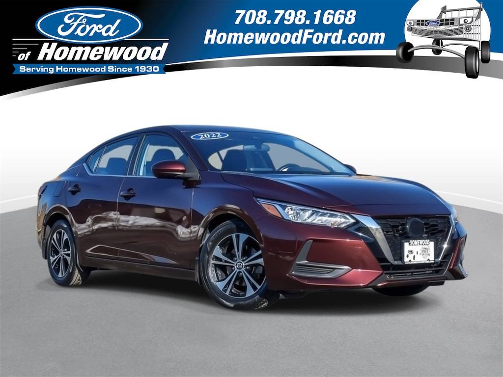 2022 Nissan Sentra SV — Sedan — 33,938 mi — Homewood, IL