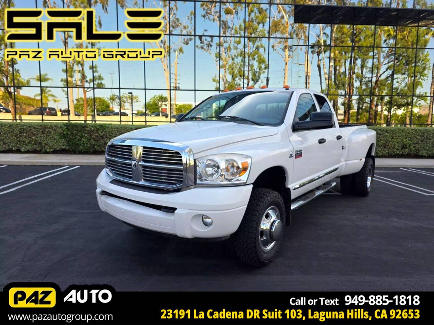 2008 Dodge Ram 3500 Laramie — Pickup Truck — 143,534 mi — Laguna Hills, CA