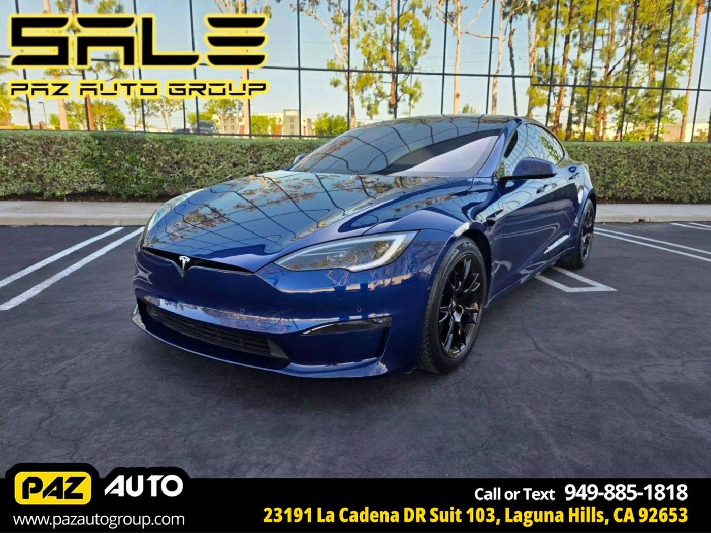2022 Tesla Model S Long Range — Hatchback — 46,184 mi — Laguna Hills, CA