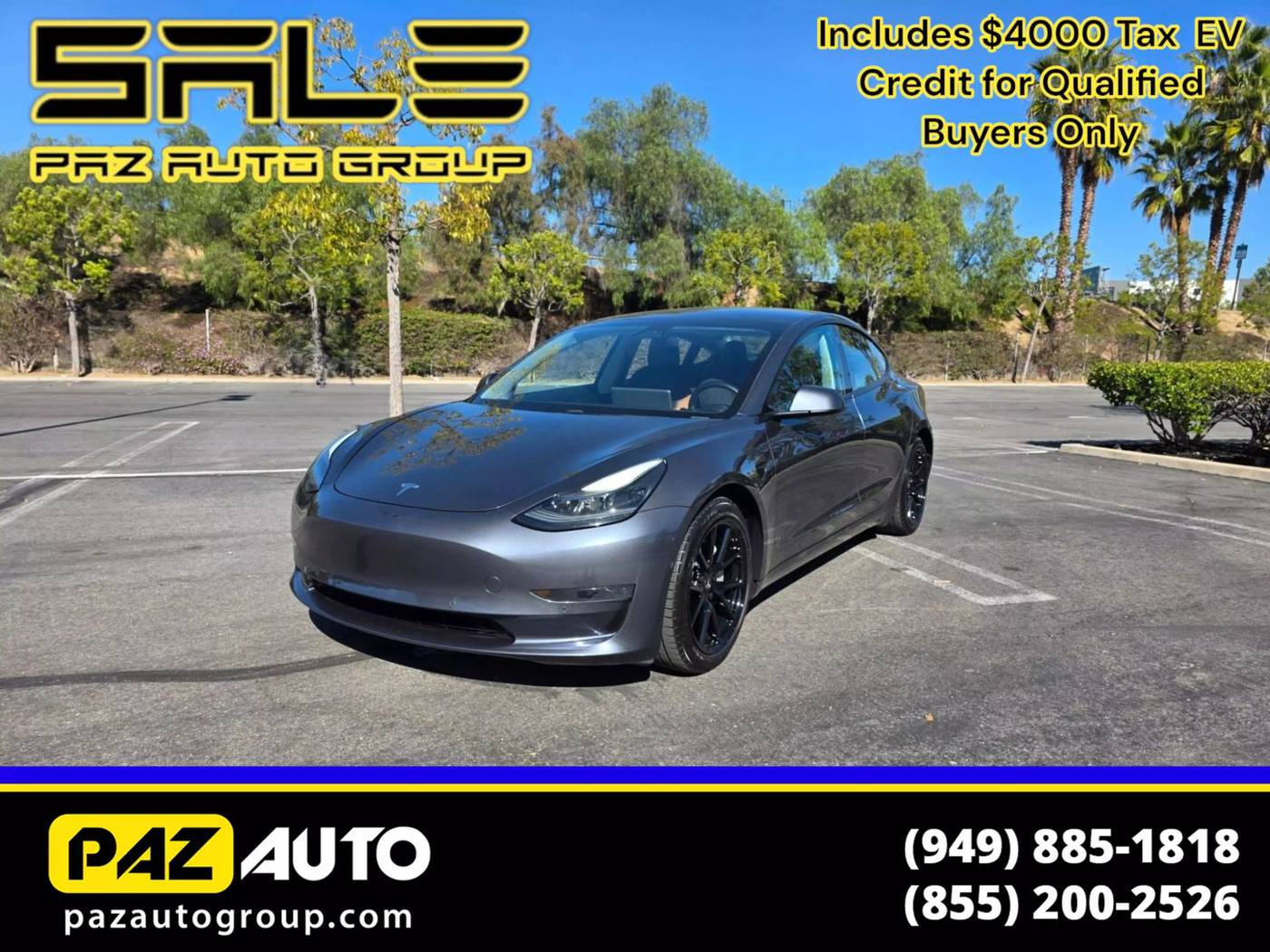 2021 Tesla Model 3 Standard Range Plus — Sedan — 34,831 mi — Laguna Hills, CA