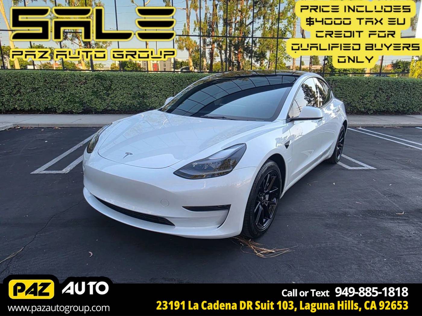 2023 Tesla Model 3 Model 3 — Sedan — 41,496 mi — Laguna Hills, CA