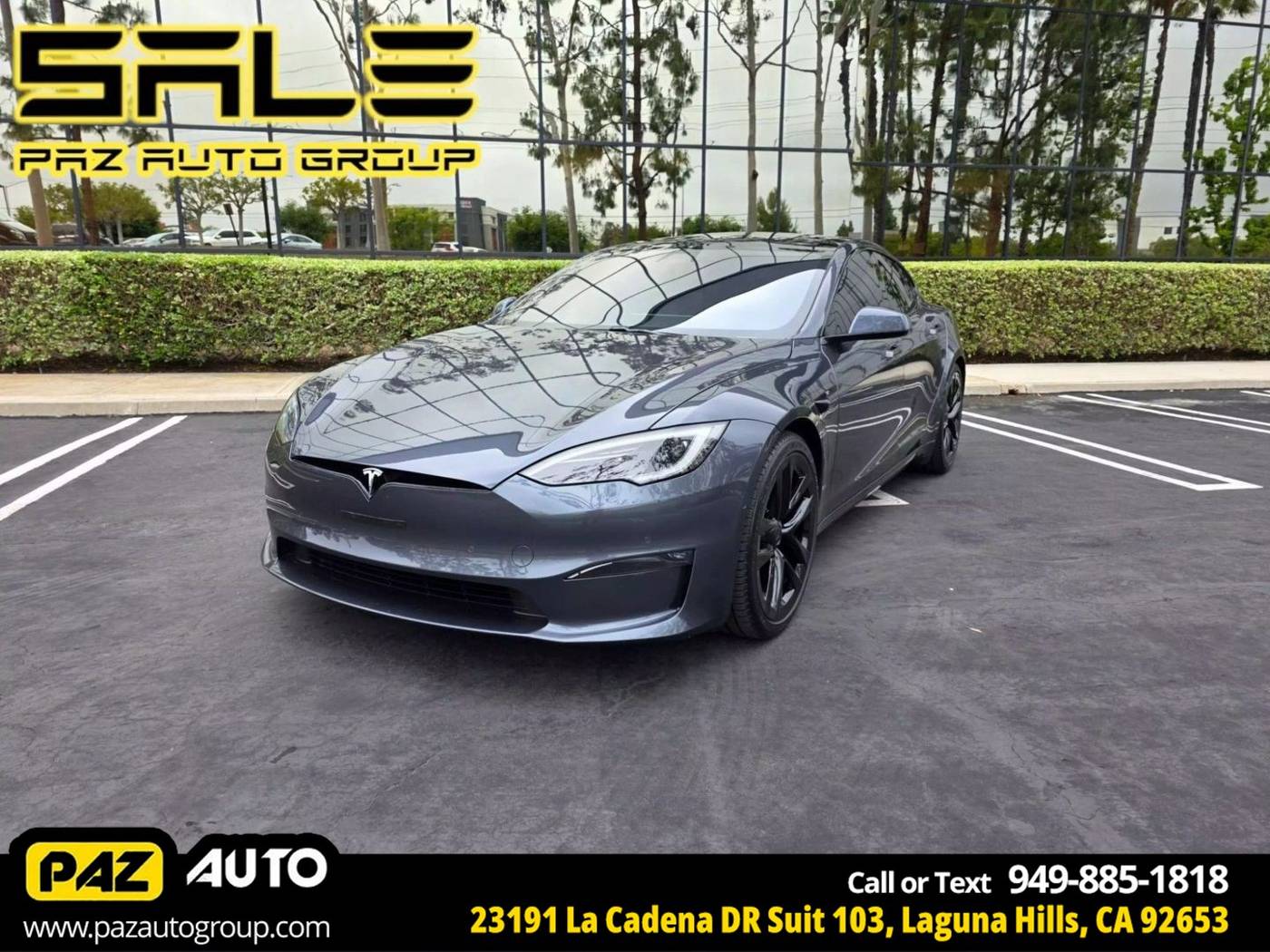 2022 Tesla Model S Long Range — Hatchback — 27,764 mi — Laguna Hills, CA