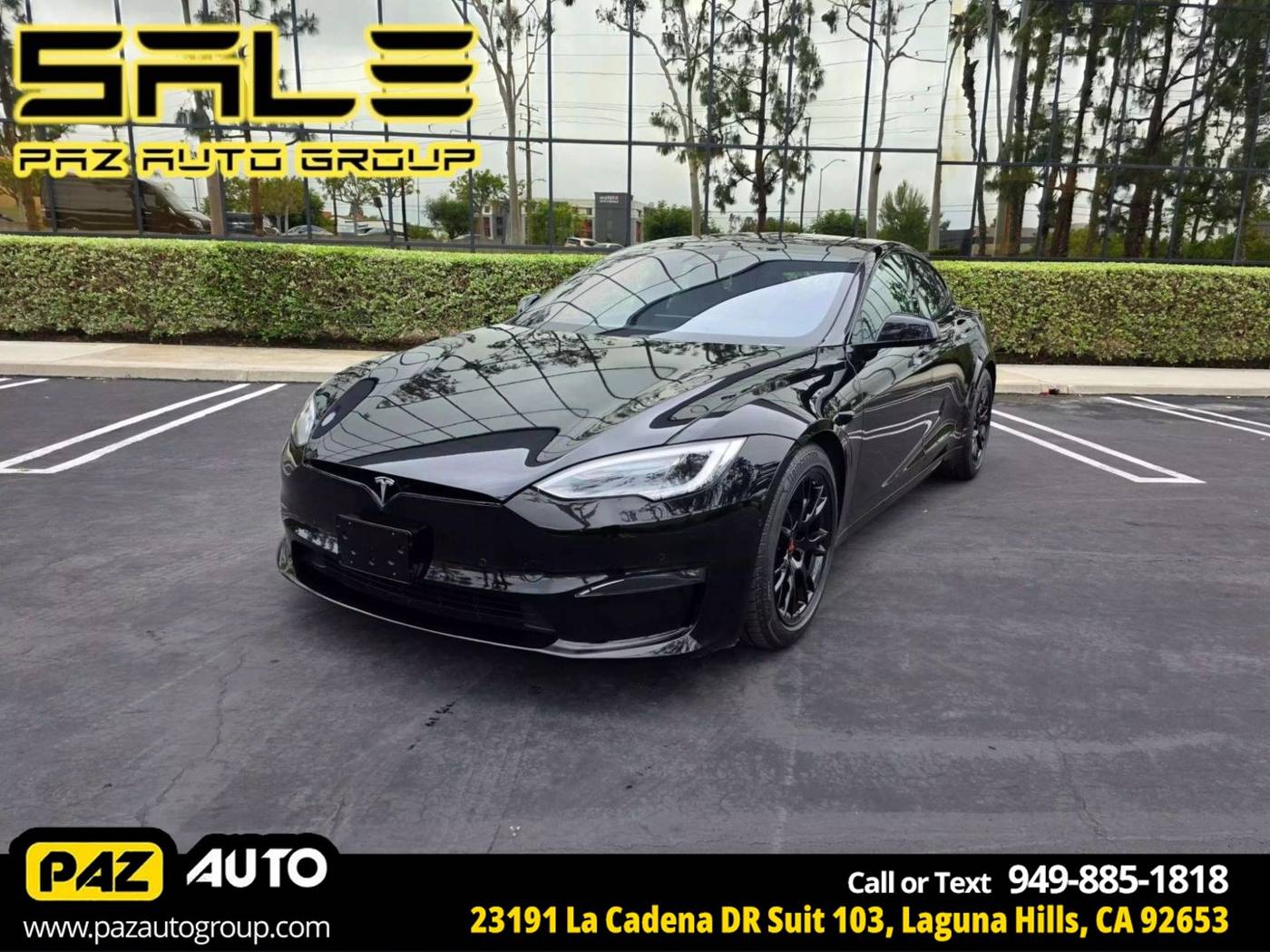 2022 Tesla Model S Long Range — Hatchback — 44,482 mi — Laguna Hills, CA