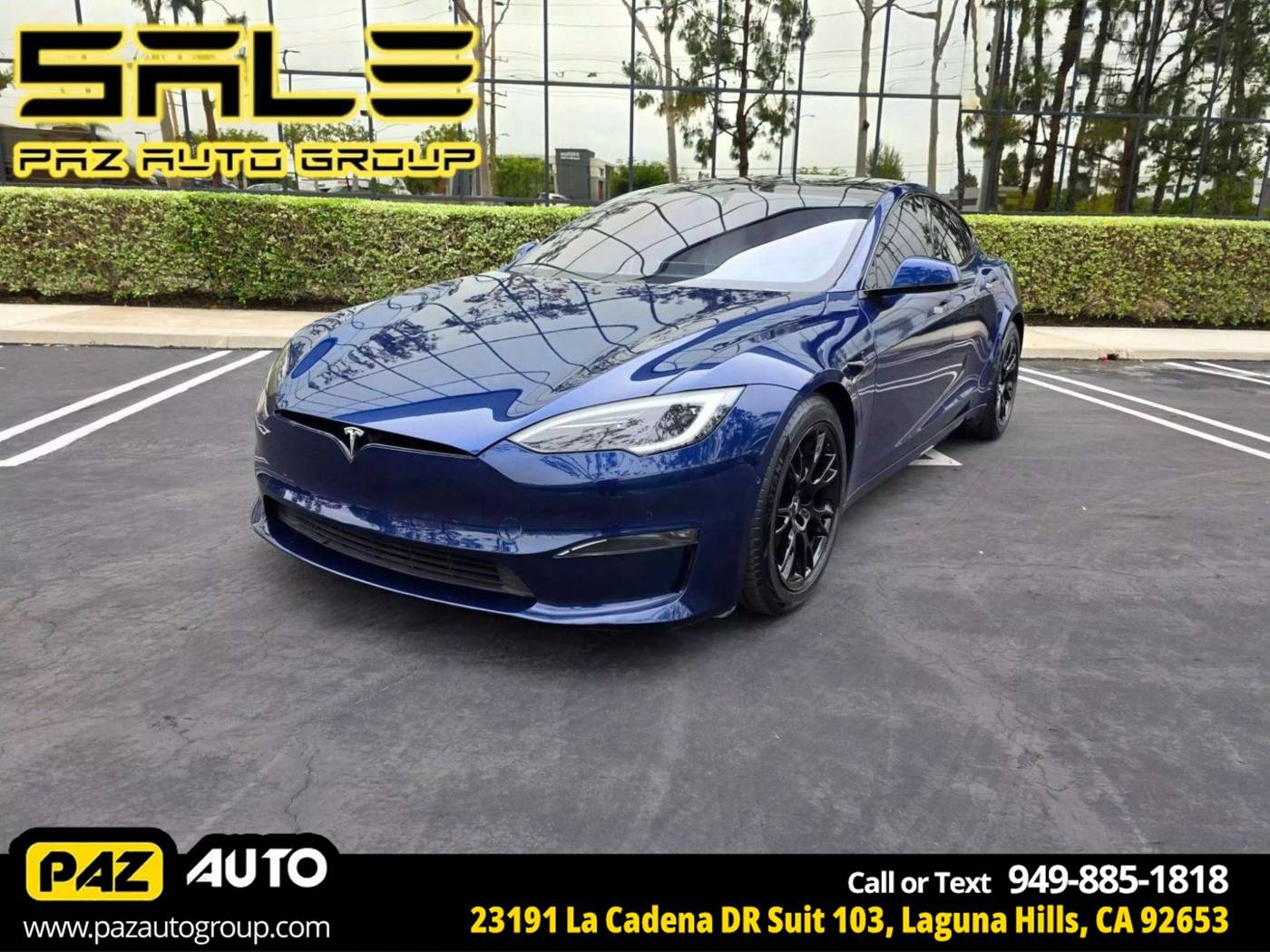 2022 Tesla Model S Long Range — Hatchback — 35,718 mi — Laguna Hills, CA