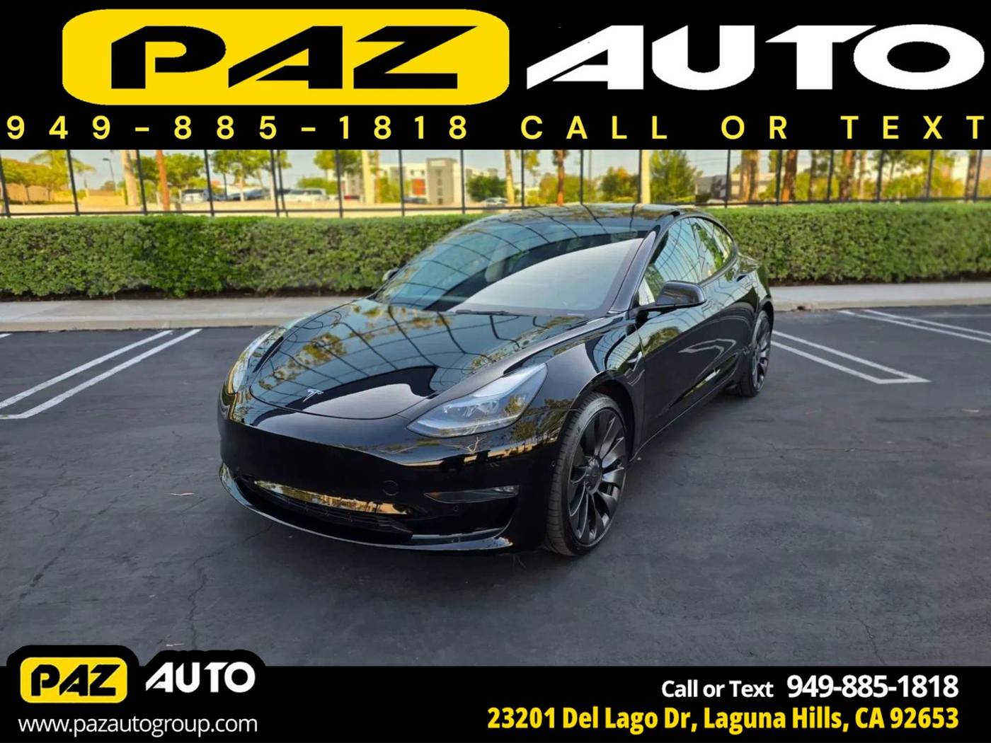 2023 Tesla Model 3 Performance — Sedan — 17,572 mi — Laguna Hills, CA
