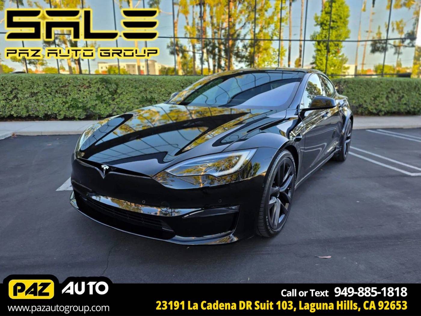 2022 Tesla Model S Long Range — Hatchback — 36,855 mi — Laguna Hills, CA