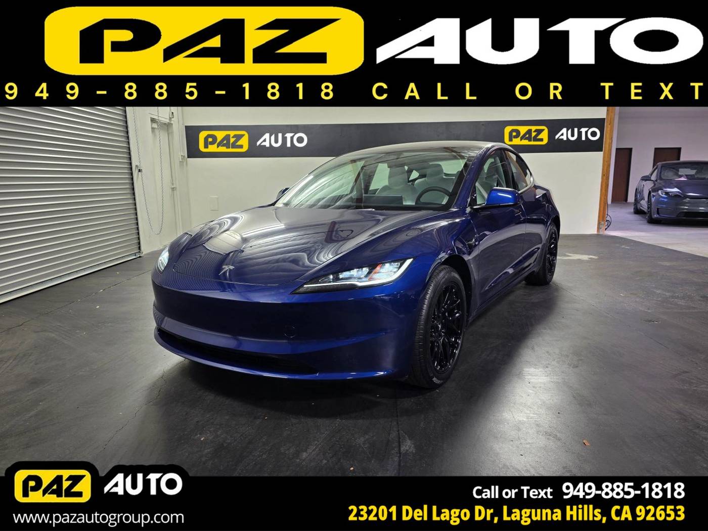 2025 Tesla Model 3 Long Range — Sedan — 6 mi — Laguna Hills, CA