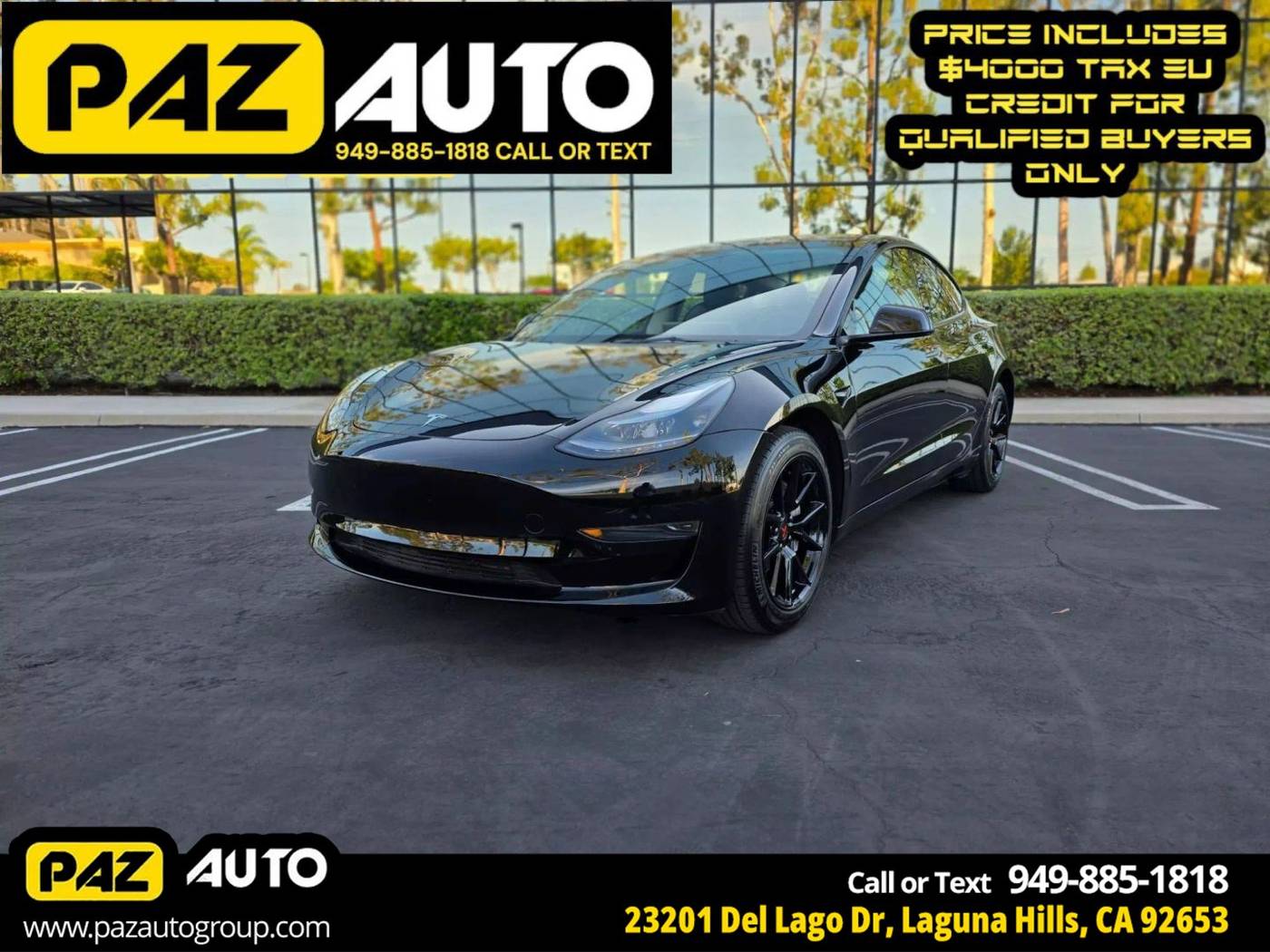 2023 Tesla Model 3 Model 3 — Sedan — 14,569 mi — Laguna Hills, CA