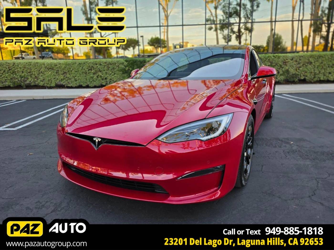 2023 Tesla Model S Base — Hatchback — 15,655 mi — Laguna Hills, CA