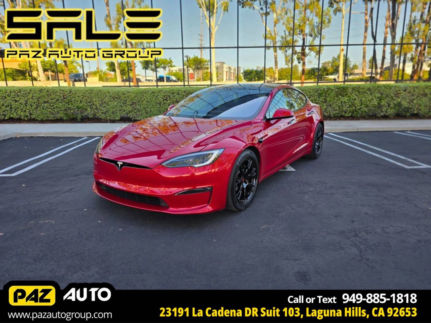 2022 Tesla Model S Long Range — Hatchback — 14,022 mi — Laguna Hills, CA