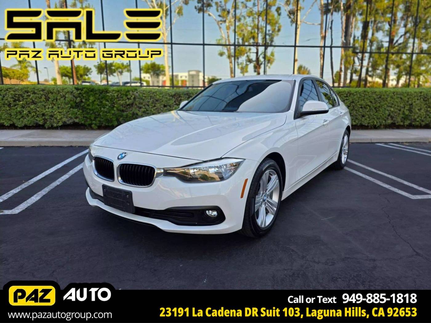 2016 BMW 3 Series 320i — Sedan — 106,027 mi — Laguna Hills, CA