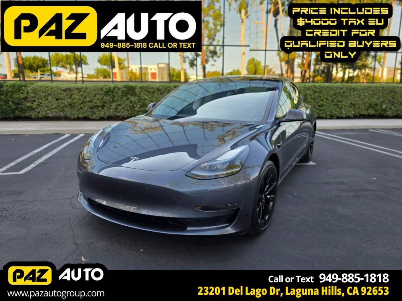 2023 Tesla Model 3 Model 3 — Sedan — 15,453 mi — Laguna Hills, CA