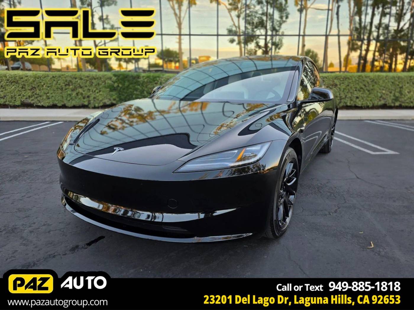 2025 Tesla Model 3 Long Range — Sedan — 12,239 mi — Laguna Hills, CA