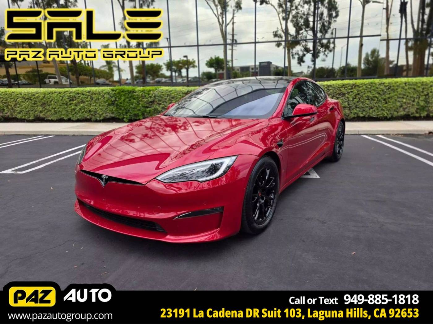 2022 Tesla Model S Long Range — Hatchback — 53,532 mi — Laguna Hills, CA