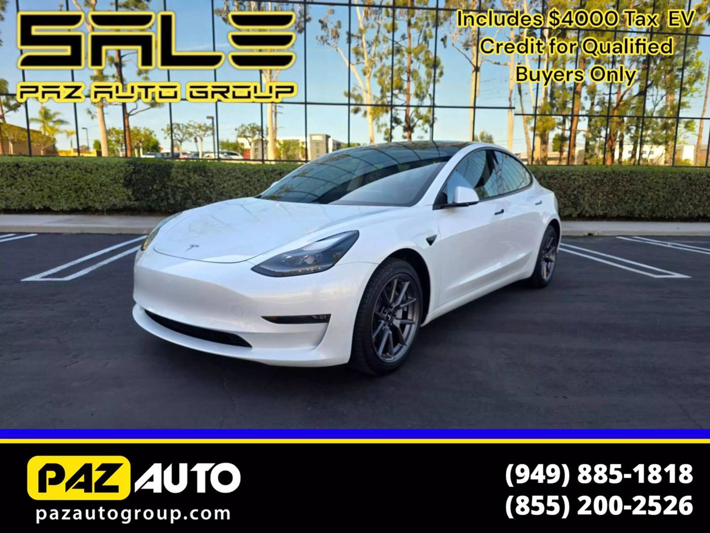 2021 Tesla Model 3 Long Range — Sedan — 36,956 mi — Laguna Hills, CA