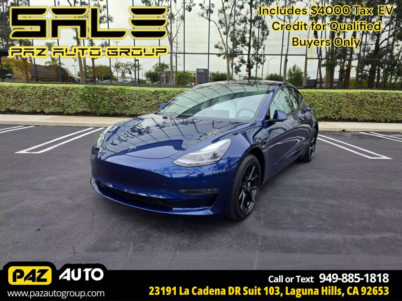 2021 Tesla Model 3 Standard Range Plus — Sedan — 19,142 mi — Laguna Hills, CA