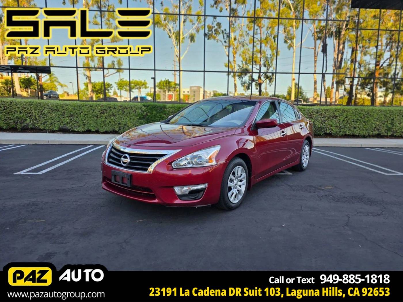 2014 Nissan Altima 2.5 S — Sedan — 122,070 mi — Laguna Hills, CA