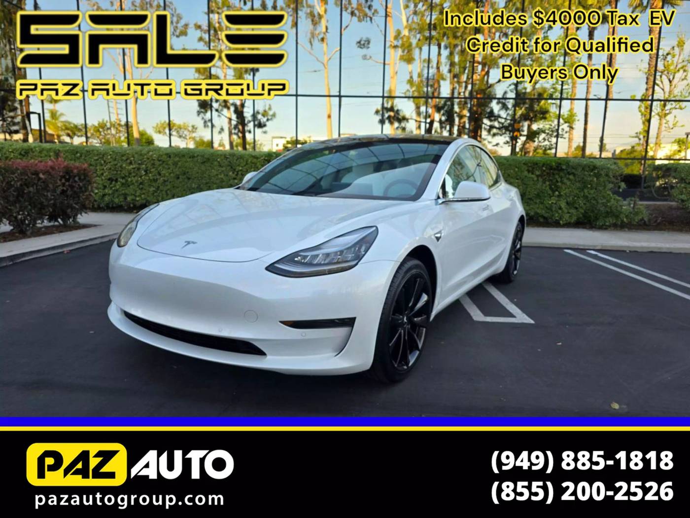2020 Tesla Model 3 Standard Range Plus — Sedan — 74,282 mi — Laguna Hills, CA