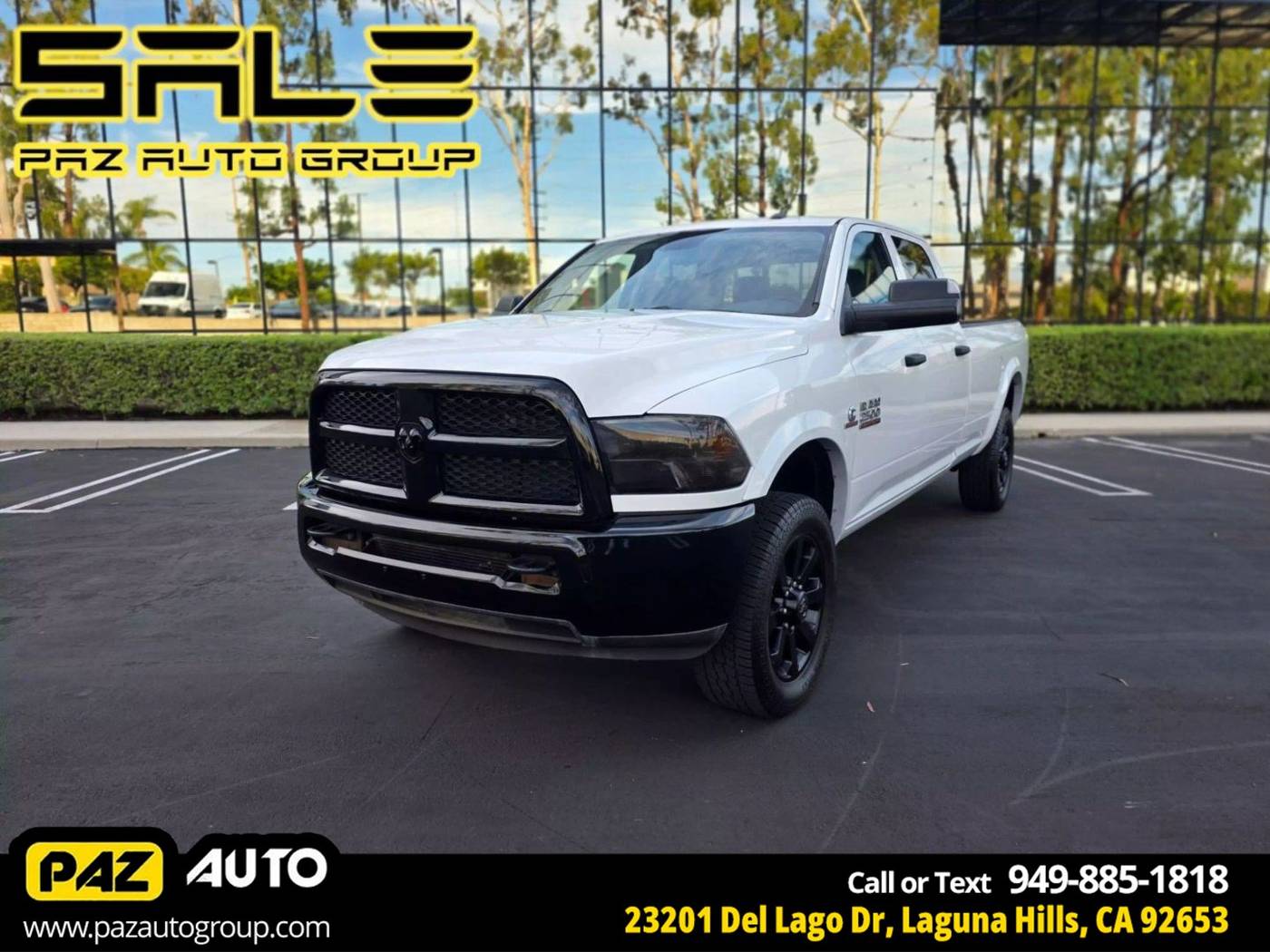 2016 Ram 2500 Tradesman — Pickup Truck — 156,136 mi — Laguna Hills, CA