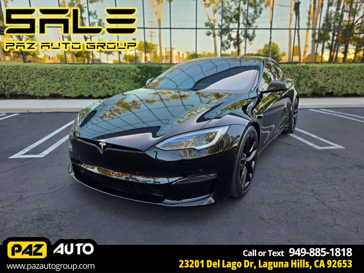 2022 Tesla Model S Plaid — Hatchback — 37,430 mi — Laguna Hills, CA