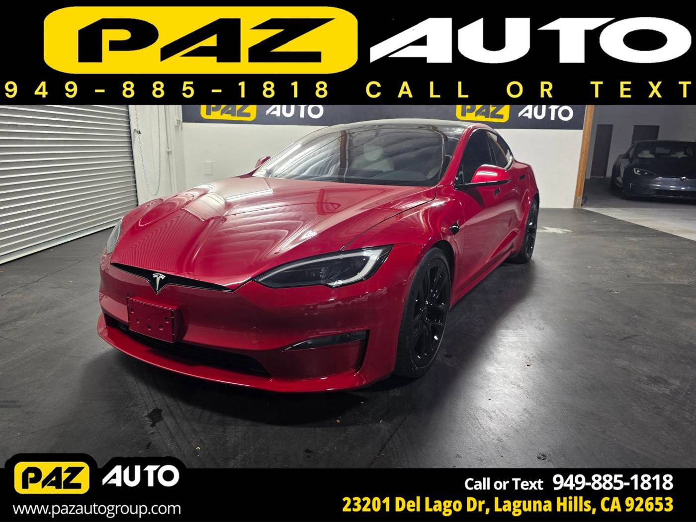 2022 Tesla Model S Long Range — Hatchback — 26,546 mi — Laguna Hills, CA