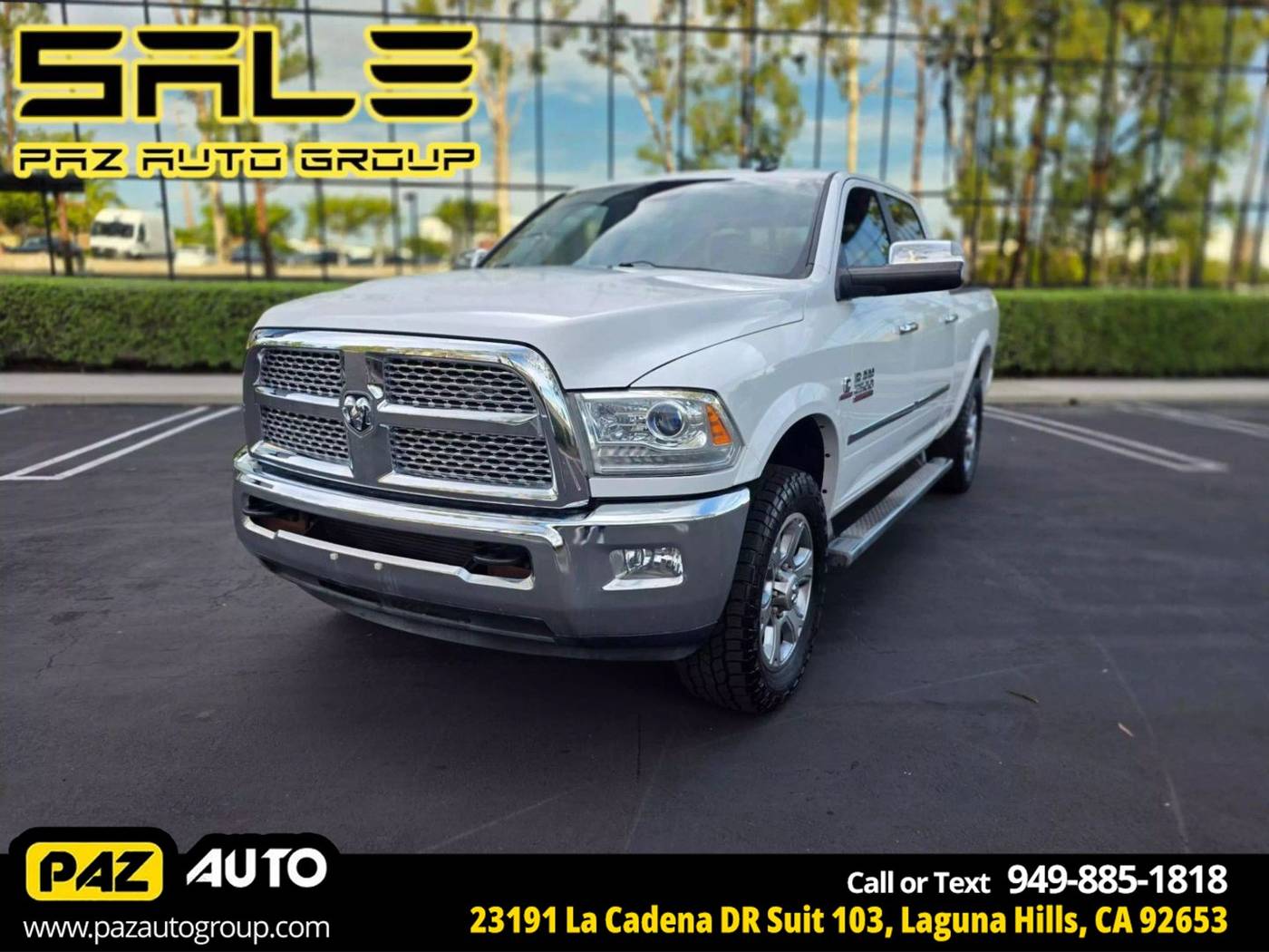 2014 Ram 2500 Laramie — Pickup Truck — 122,533 mi — Laguna Hills, CA