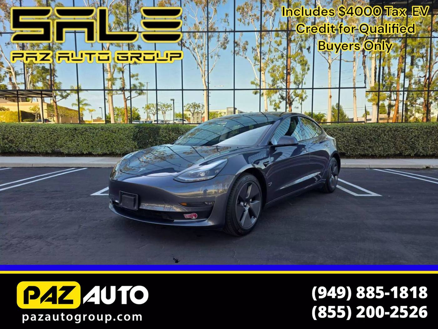 2022 Tesla Model 3 Long Range — Sedan — 43,095 mi — Laguna Hills, CA