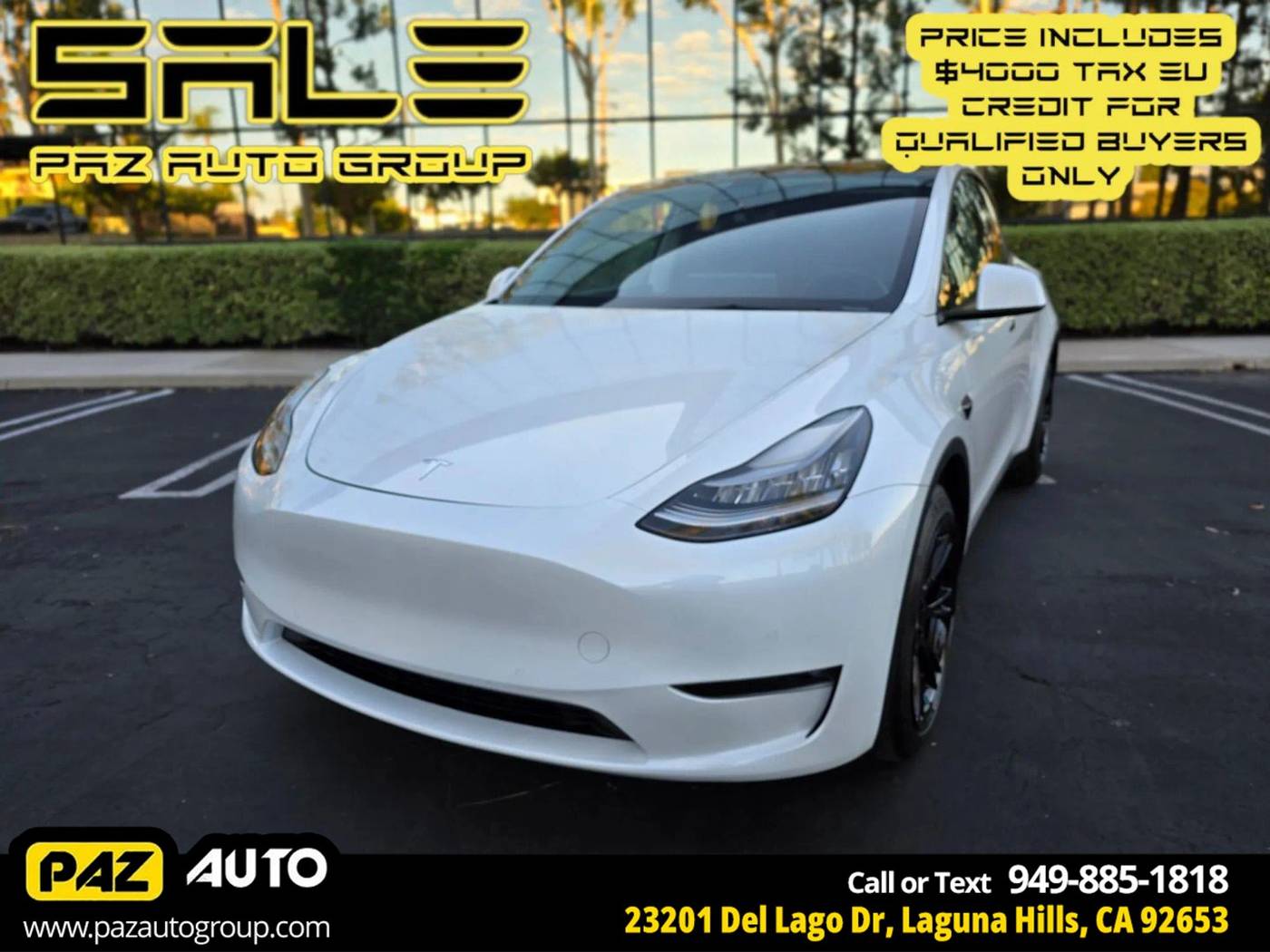 2021 Tesla Model Y Long Range — SUV — 78,285 mi — Laguna Hills, CA