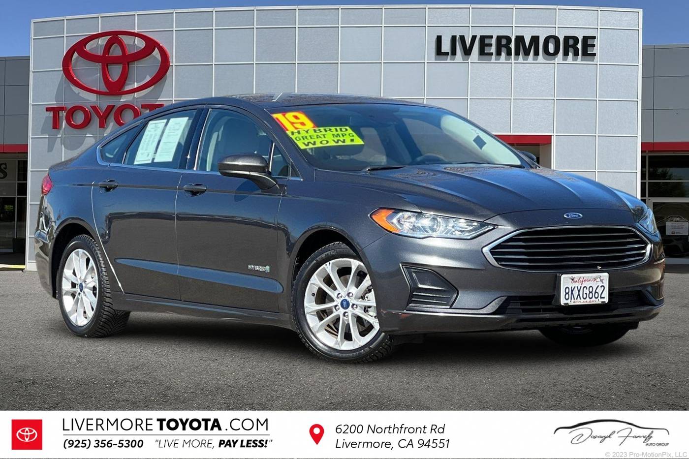 2019 Ford Fusion Hybrid SE — Sedan — 70,226 mi — Livermore, CA
