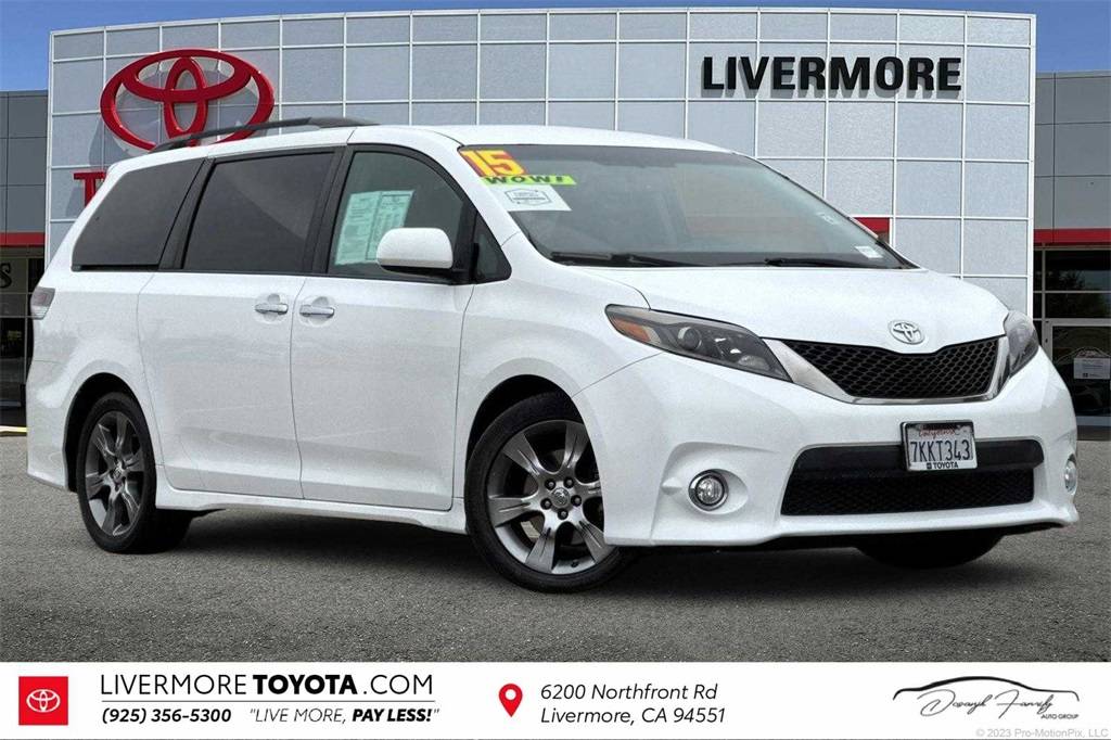 2015 Toyota Sienna SE — Minivan — 84,932 mi — Livermore, CA