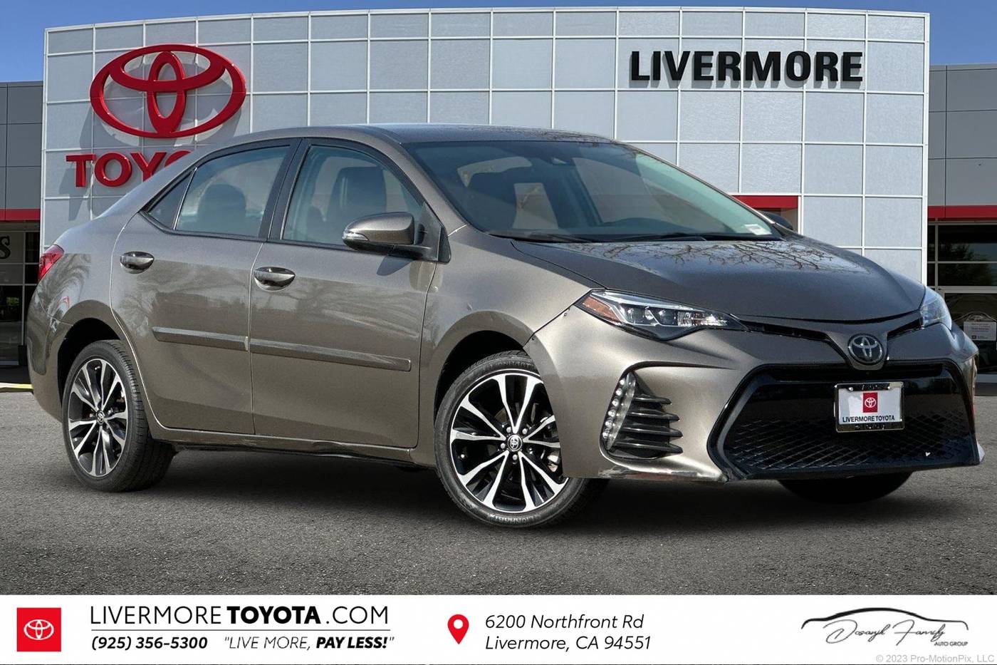 2019 Toyota Corolla SE — Sedan — 59,932 mi — Livermore, CA