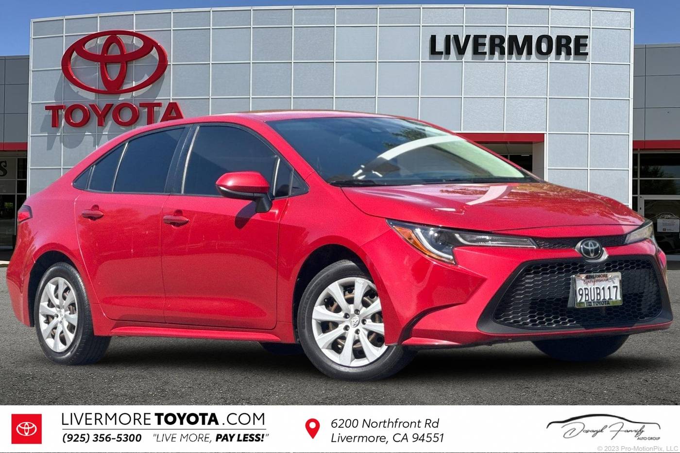 2020 Toyota Corolla LE — Sedan — 91,772 mi — Livermore, CA