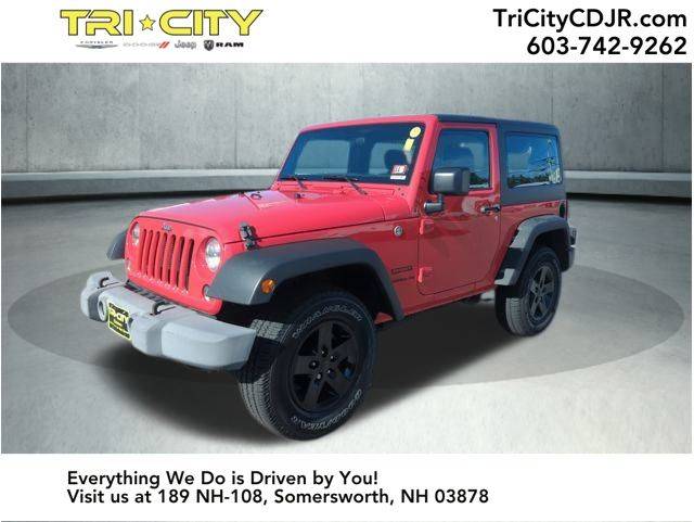 2016 Jeep Wrangler Sport — SUV — 34,338 mi — Somersworth, NH