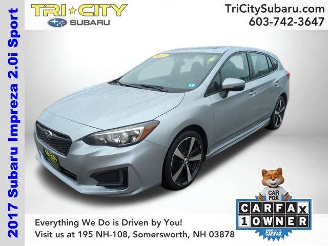 2017 Subaru Impreza 2.0i Sport — Hatchback — 63,780 mi — Somersworth, NH