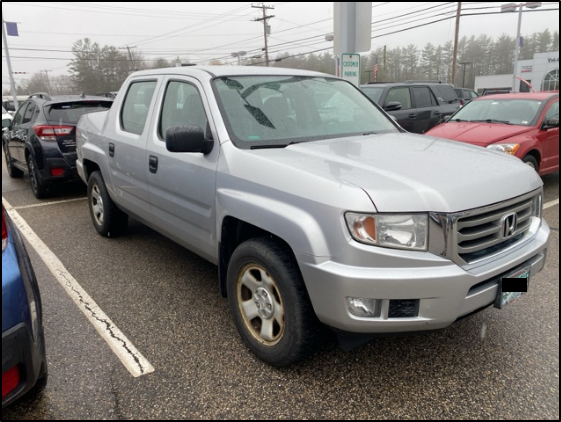 2013 Honda Ridgeline RT — Pickup Truck — 103,708 mi — Somersworth, NH