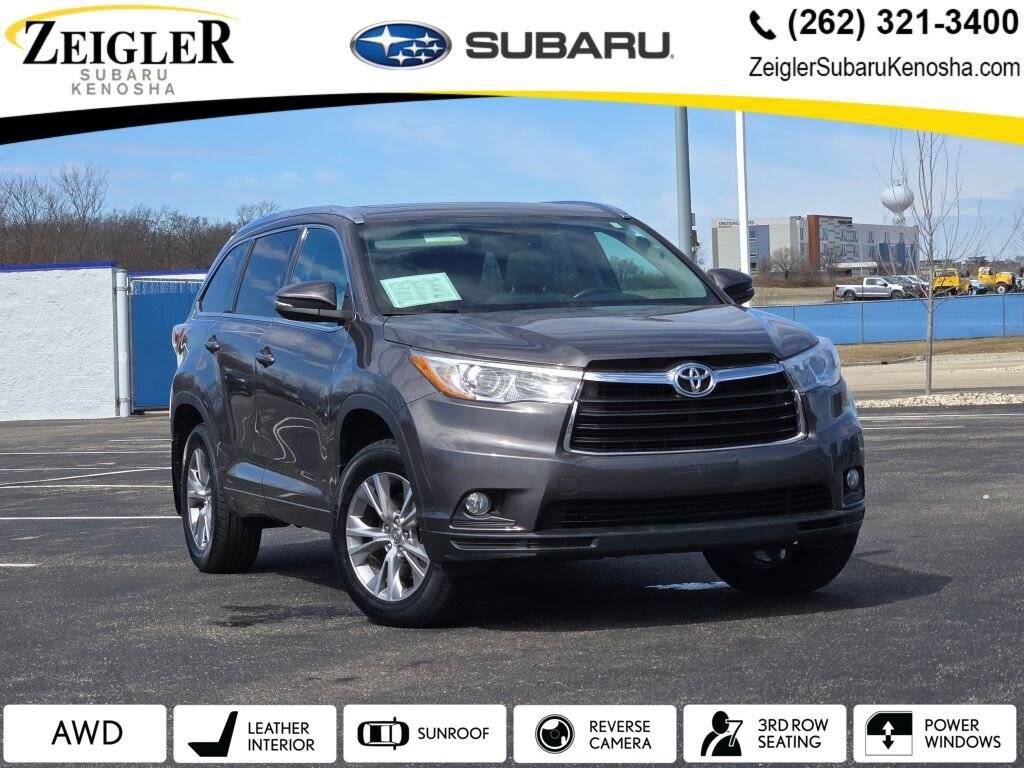 2015 Toyota Highlander XLE — SUV — 124,782 mi — Kenosha, WI