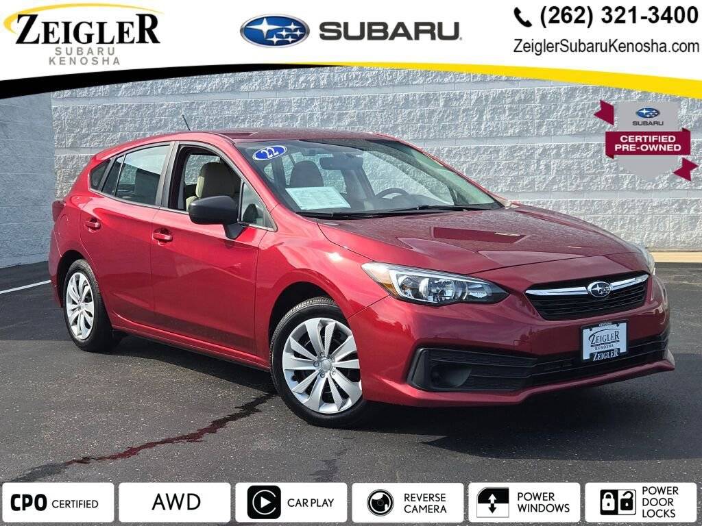 2022 Subaru Impreza 2.0i — Hatchback — 58,637 mi — Kenosha, WI